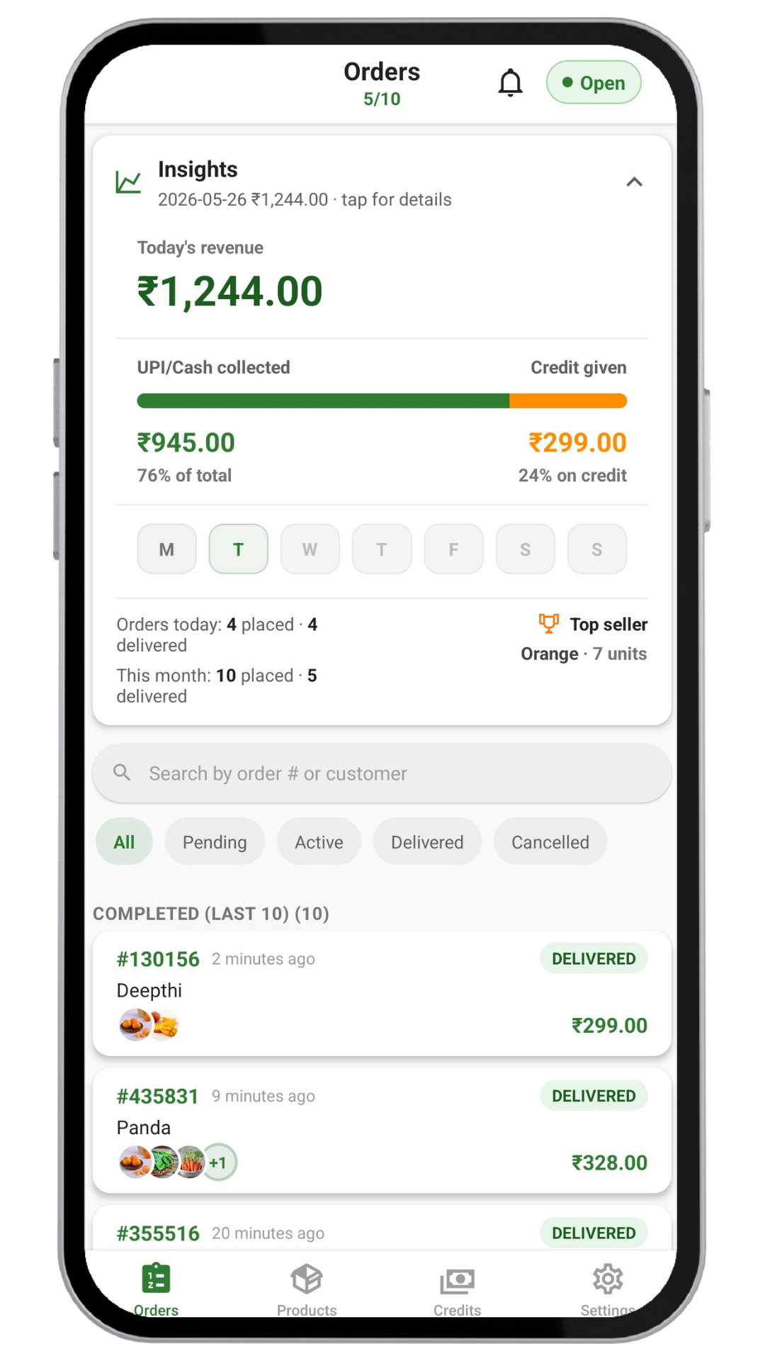 Kirana NearU Merchant app
